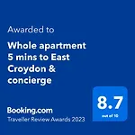 Whole Apartment 5 Mins To East Croydon & Concierge