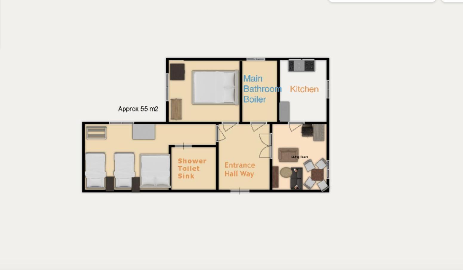 Apartment Family-friendly 2-bed, 2-bath Xmas - Book Now!