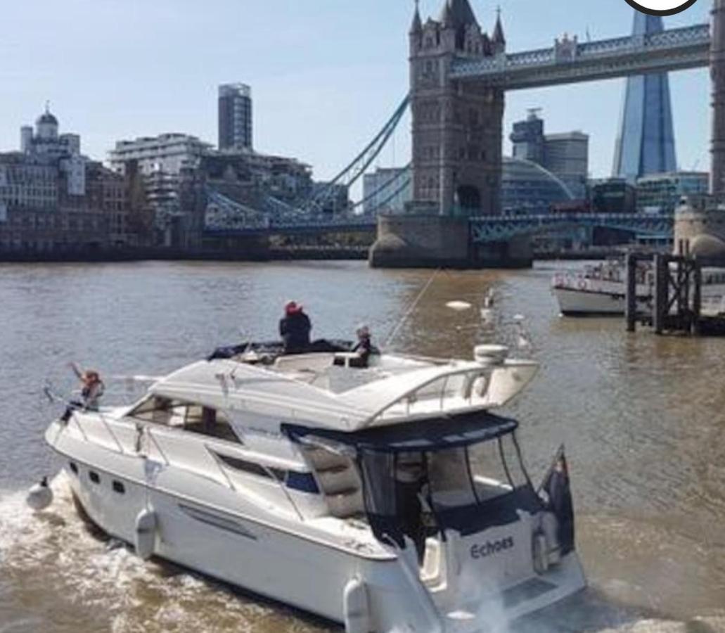 Yacht -central St Kats Dock Tower Bridge * London