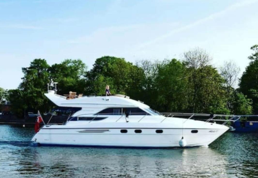 Yacht -central St Kats Dock Tower Bridge London