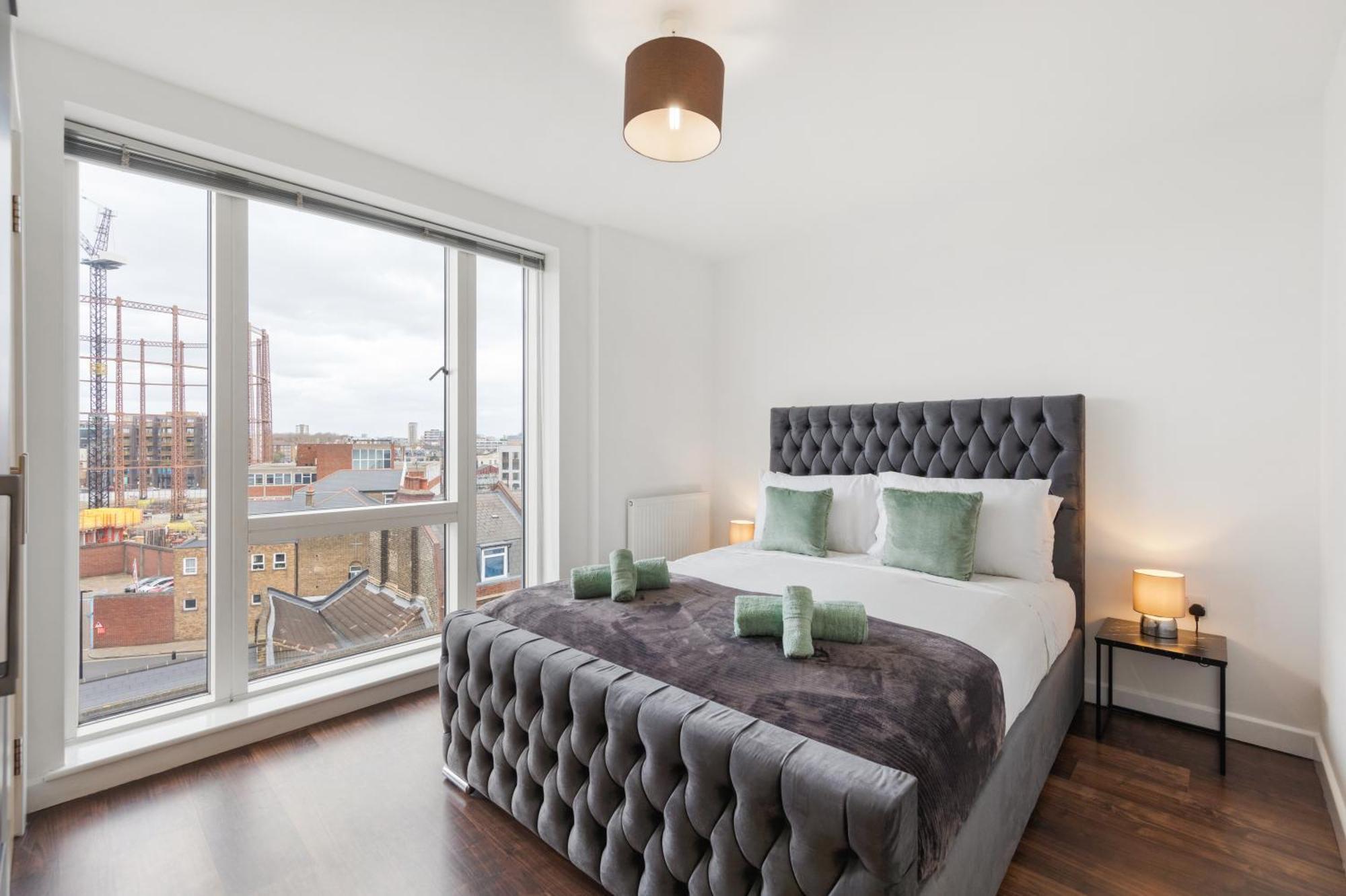 Apartment Lift & Free Parking, Modern 1 Bed Flat In Shoreditch Next To Train Station
