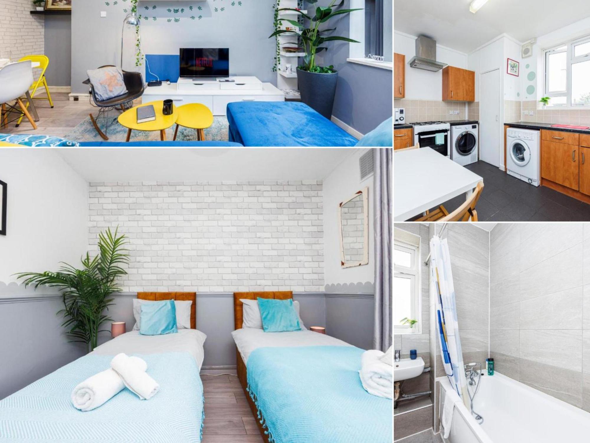 Spacious 2-bedroom With Terrace, Garden Views & Free Wifi Near Olympic Stadium Londres