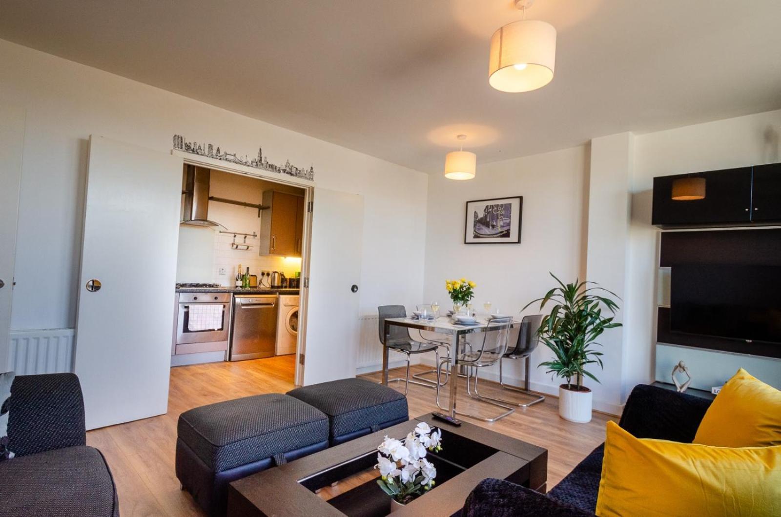 New The Viewpoint Modern 2 Bed Near O2 And Excel Ideal For Business And Long Apartamento *
