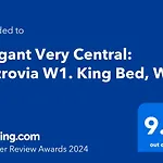 Elegant Very Central Fitzrovia W1 King Bed, Wifi, Nr Oxford St Affable Informative Host