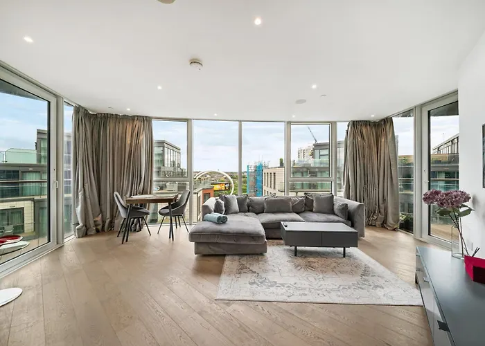 Battersea Luxurious Flat With Ac And Free Parking