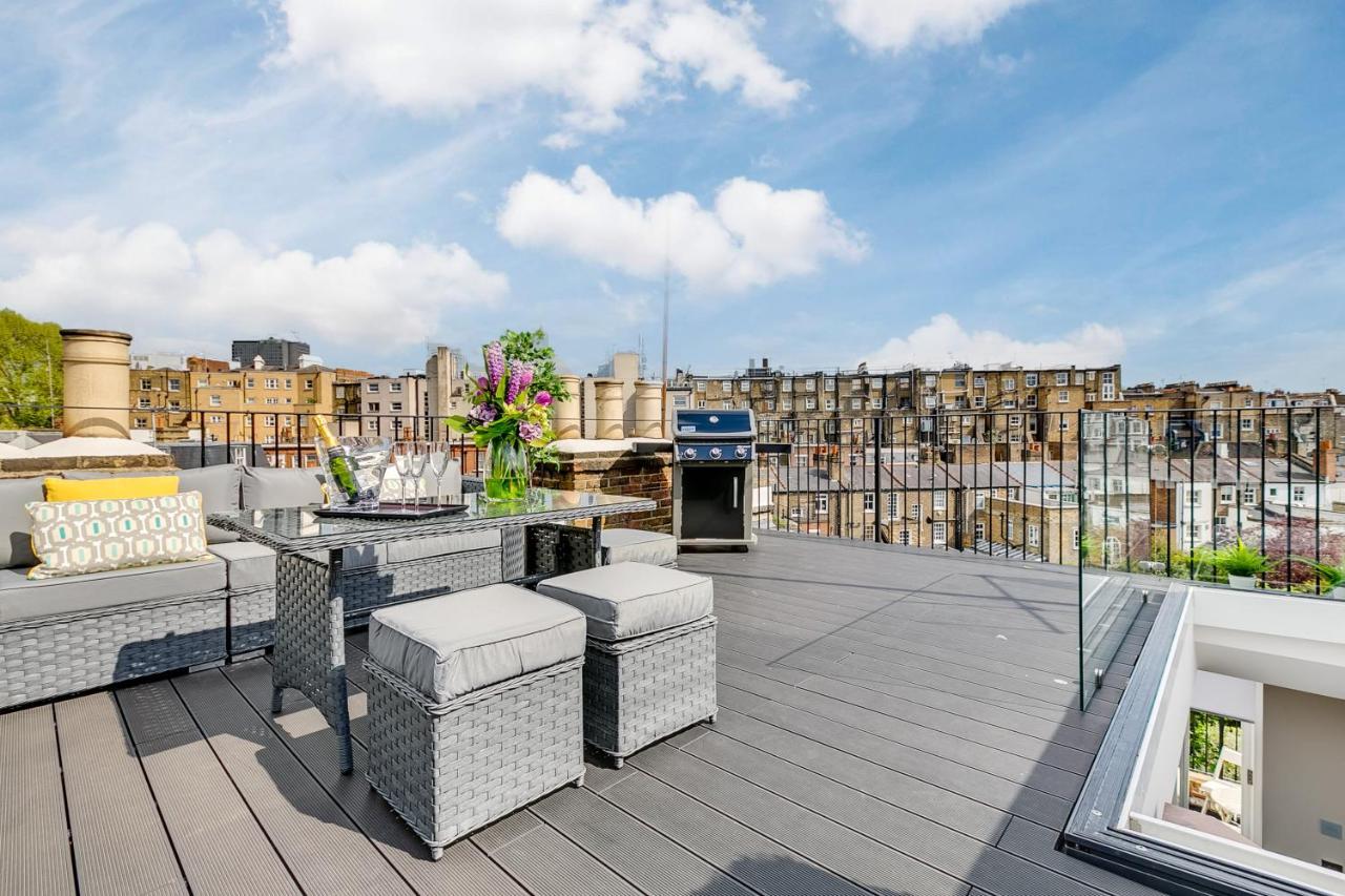 Superb 3 Bed/bath Luxury + Ibiza Roof Terrace * London