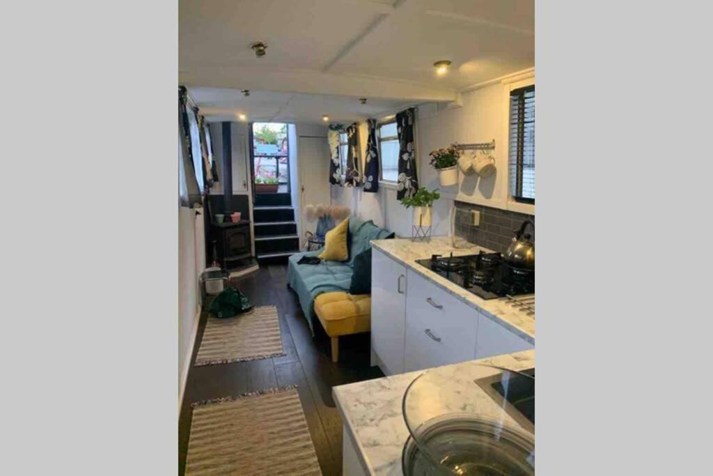 Narrowboat Moored In Botel London