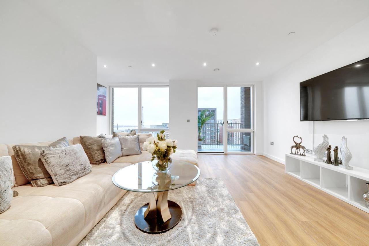 Luxury 3bed 3bath Royal Wharf Excel Newham Apartamento *