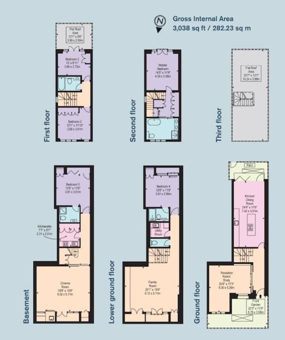 5 Double Bed Town House In South Kensington * Londres