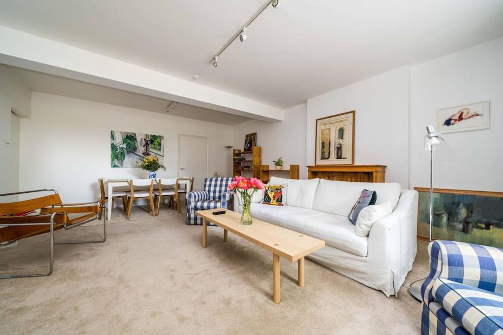 Spacious 2 Bed Garden Flat By The Thames+parking Apartamento *