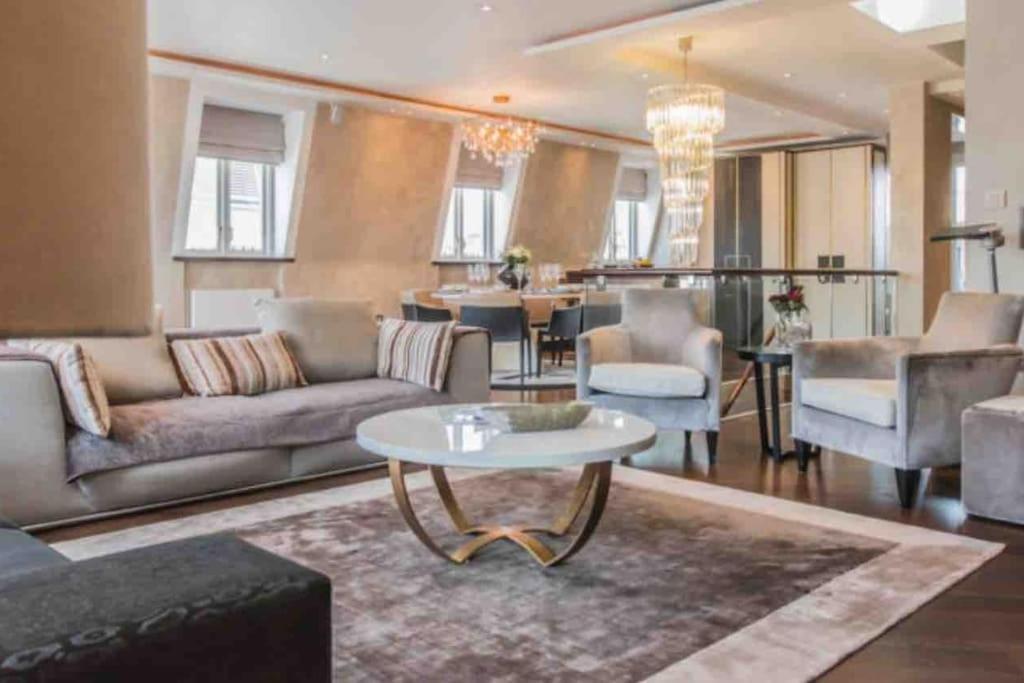 Mayfair Penthouse With Rooftop Facing Hyde Park London