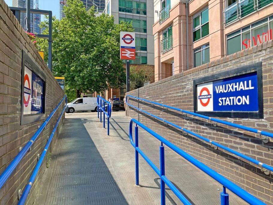 New 1br Wstunning View, 5 Min Vauxhall St Londres