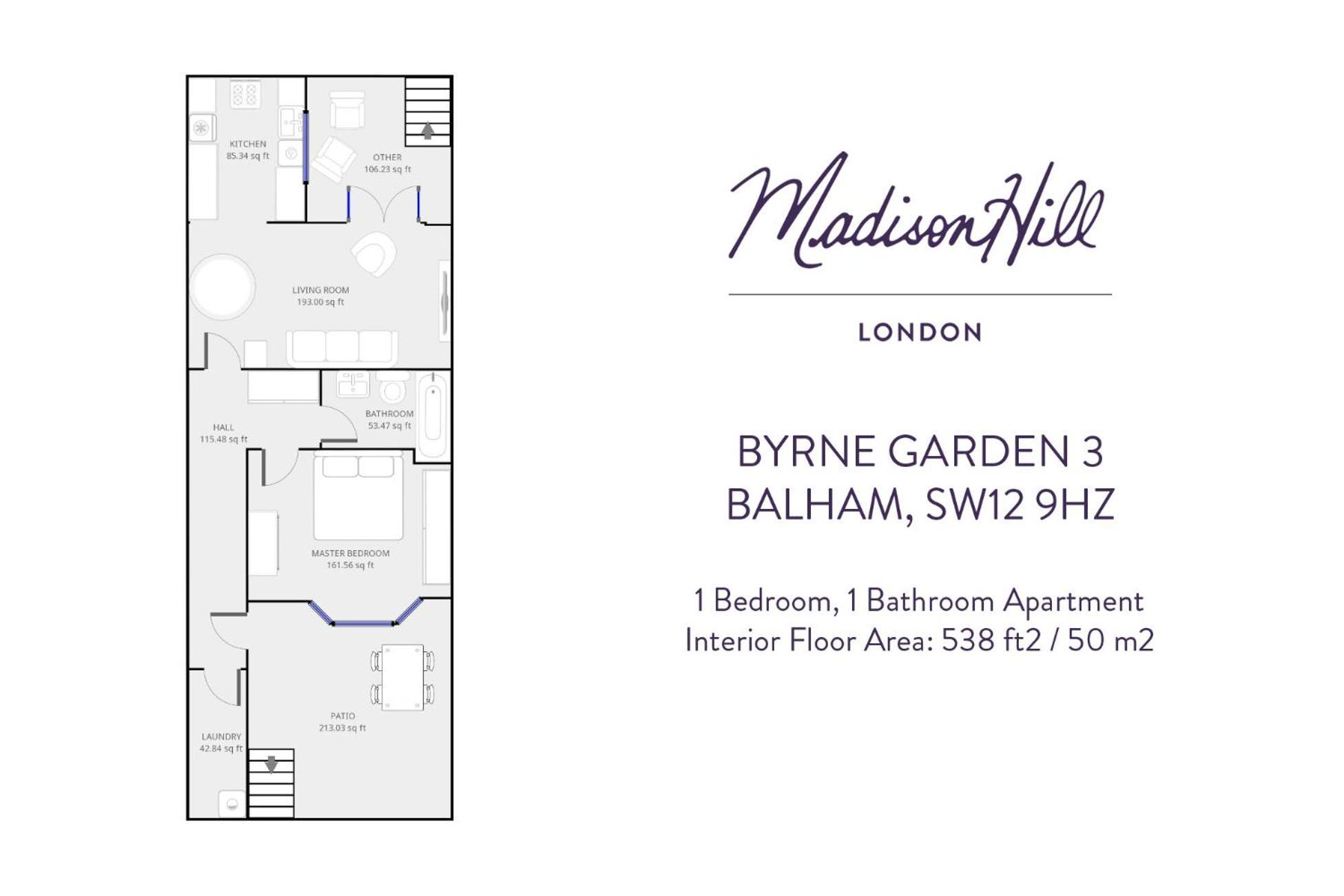 Apartment Byrne Garden 3 *