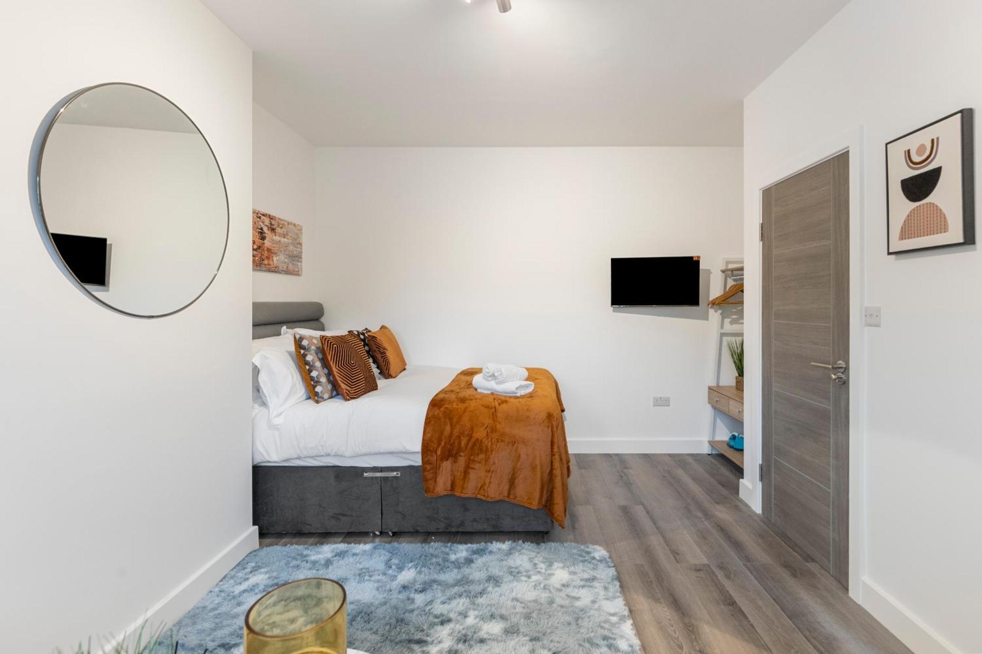 Beautiful-cosy-king Sized Bed Flat 3 Min Walk To Tube Station Apartamento *