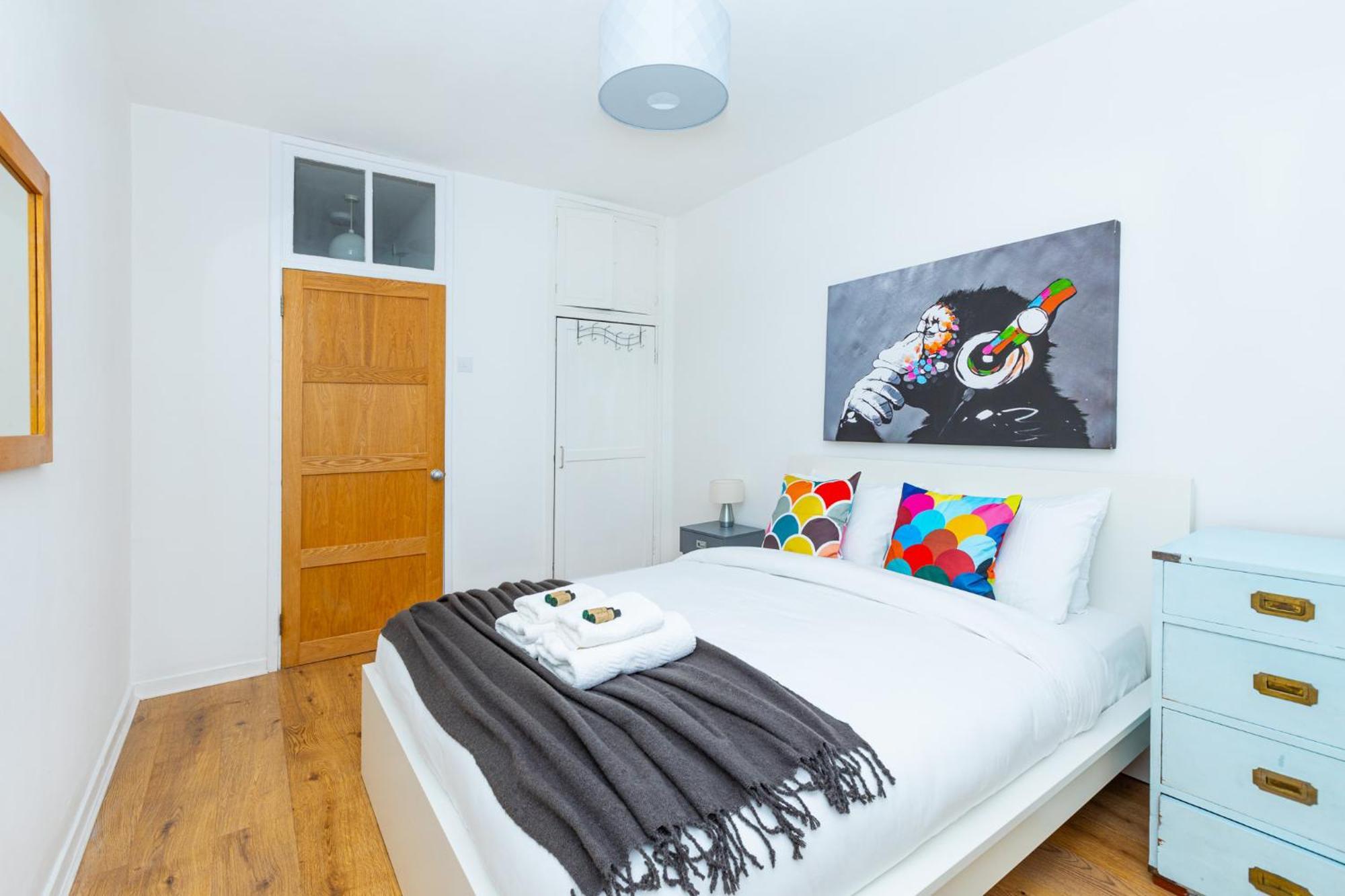 Apartment Bright Modern 1 Bedroom Flat, 5 Min To Vauxhall St *
