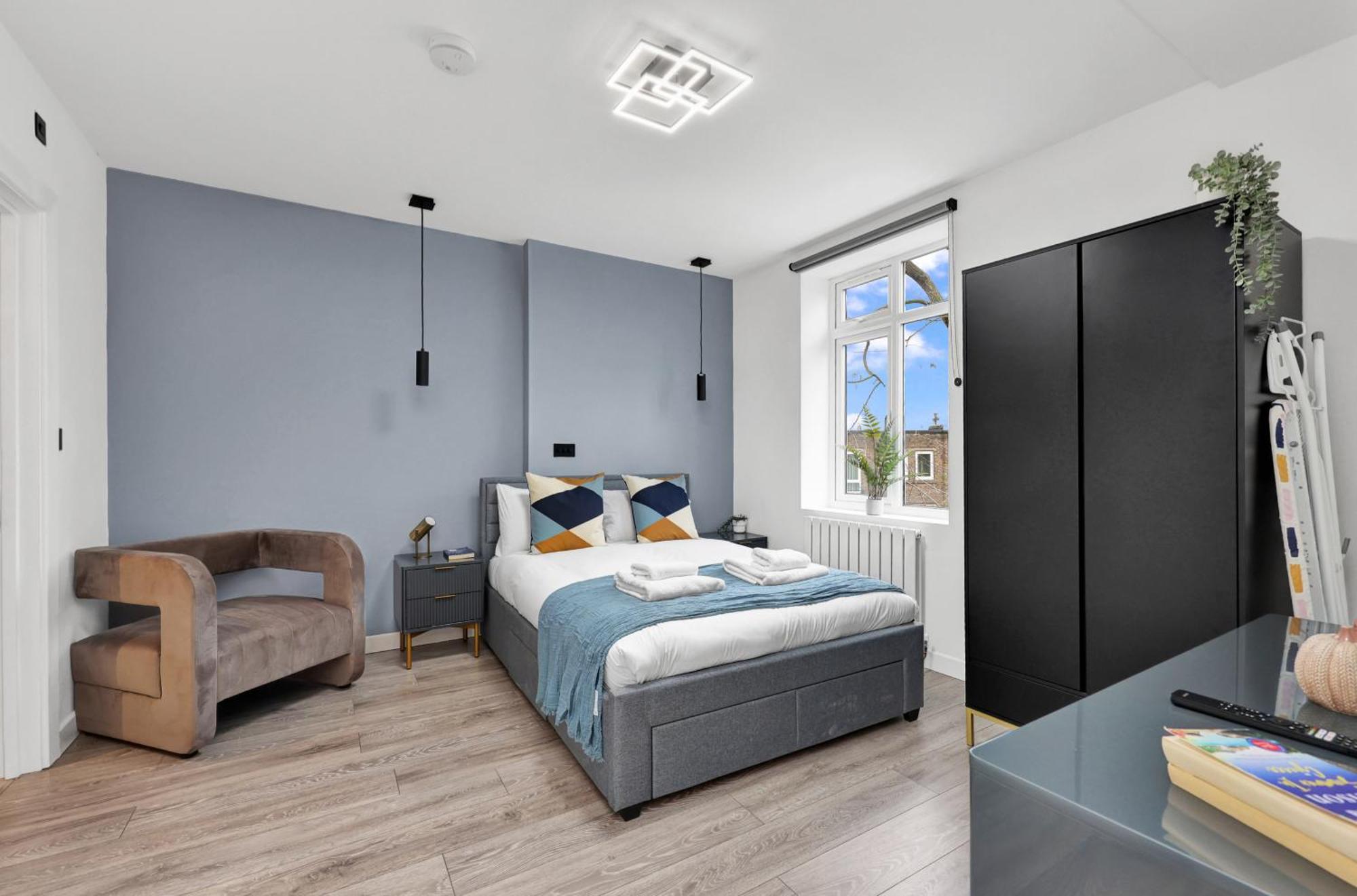Hilldrop Short Term & Flexible Renting Islington With Free Wifi, Parking & Garden Apartment London