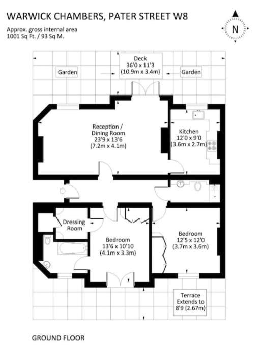 Apartment Kensington Apartment, Breakfast, 2 Baths