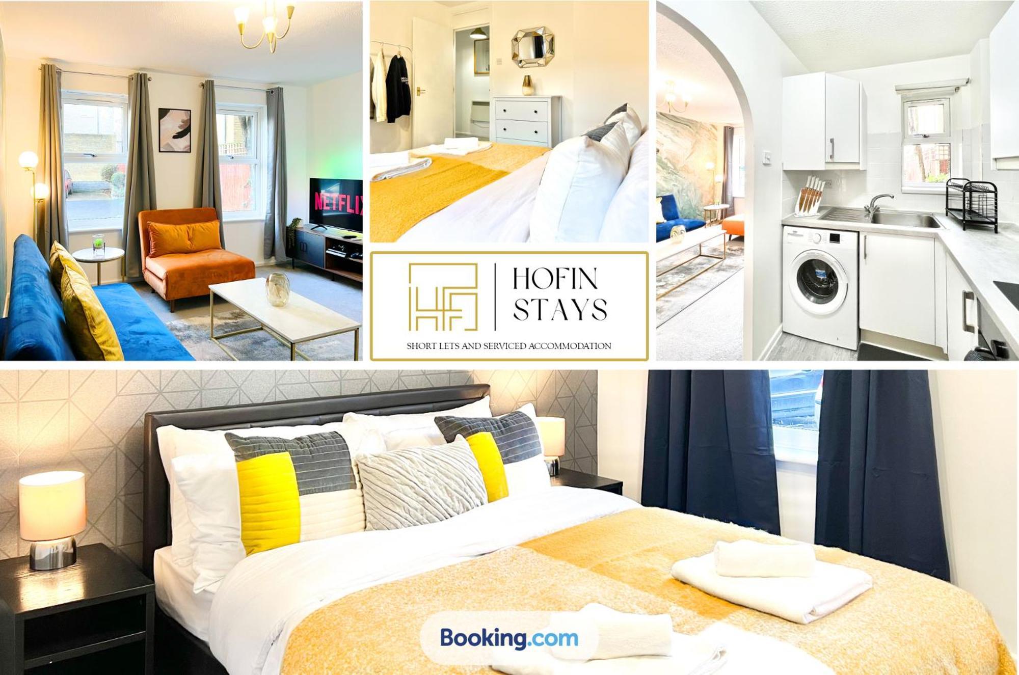Apartment Free Parking - Business Or Relocation - Weekly Or Monthly - 4 Guests By Hofin Stays Short Lets & Serviced