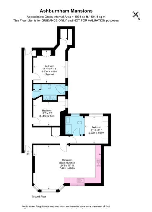 Modern Chelsea Flat, 3bd 2bath, With Parking London
