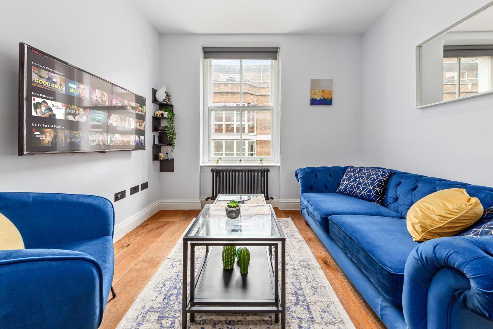 Stylish 2 Bedroom In Westminster Sleeps 5 With Ac Apartment London
