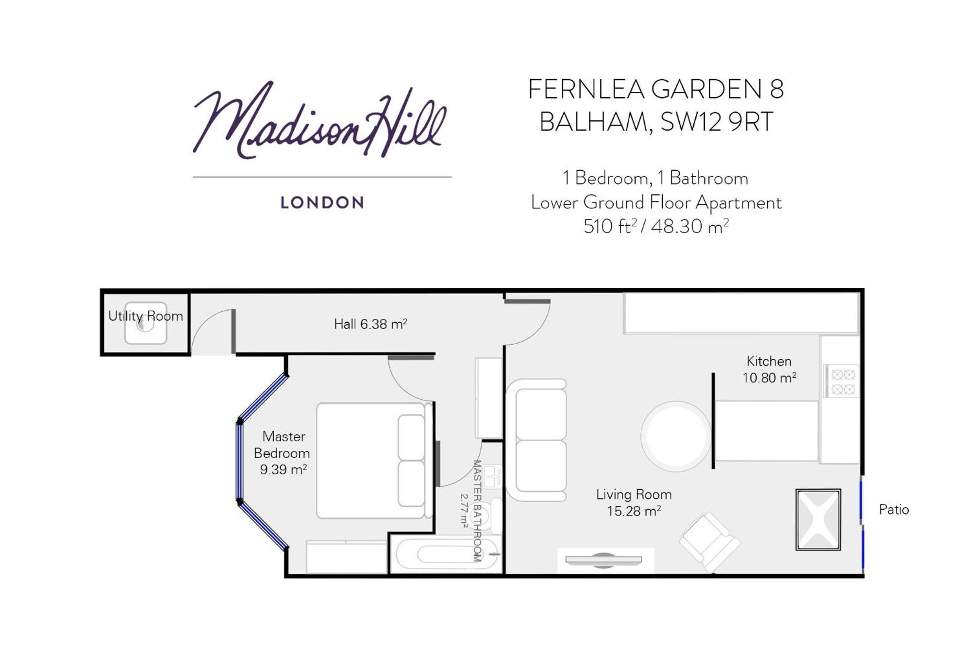 Apartment Fernlea Garden 8 London