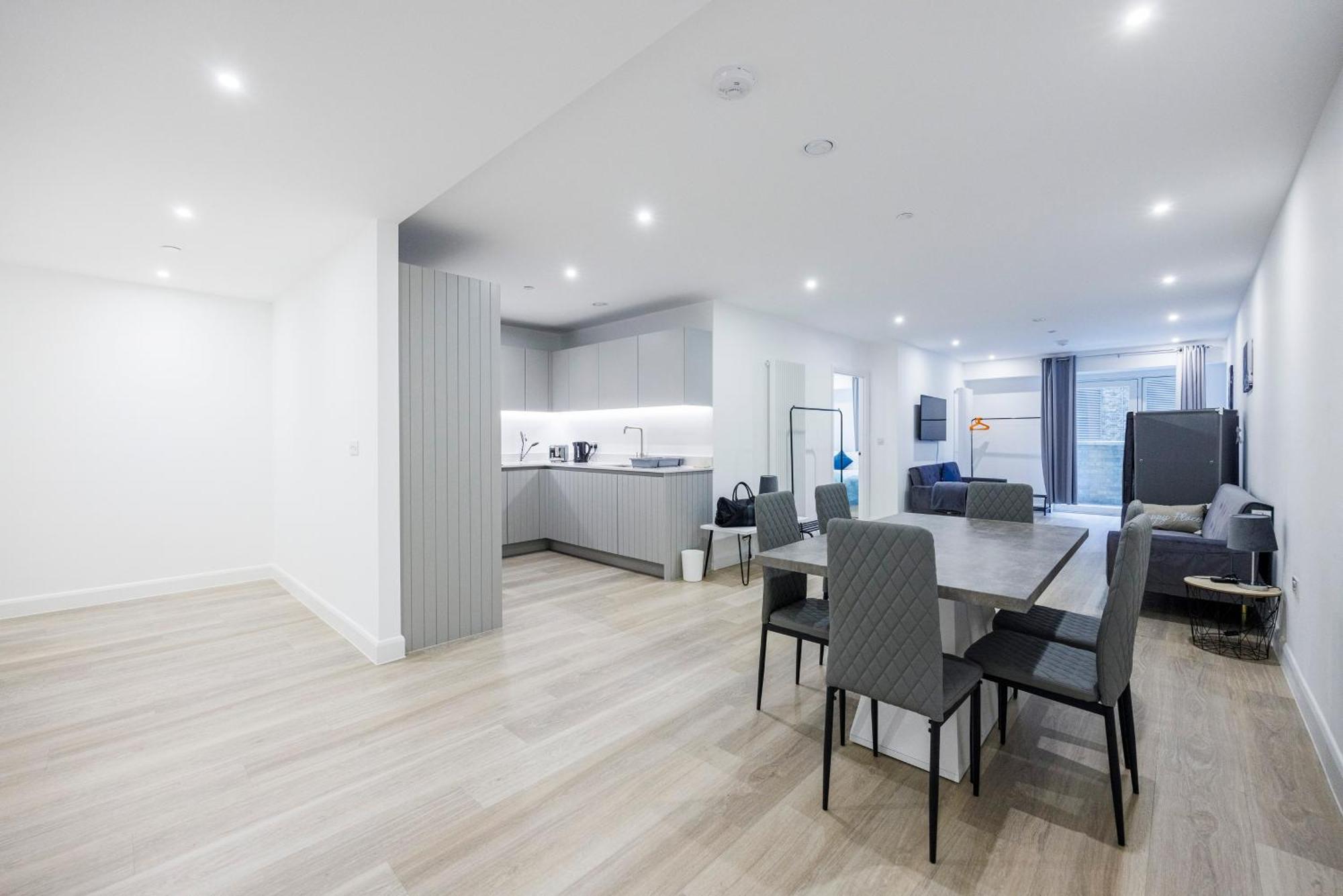 Apartment 2&3 Bedrooms Near Excel - Modern Spacious For Larger Groups
