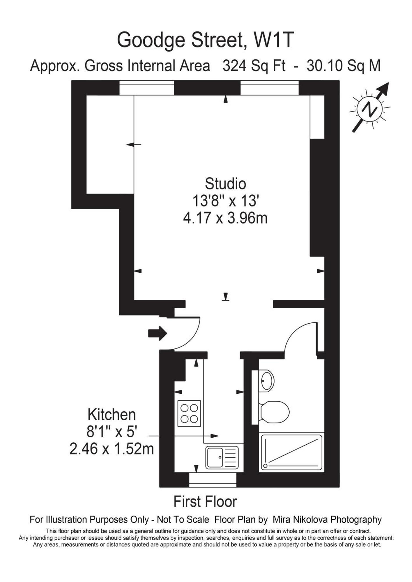Stylish Fitzrovia Studios W1 Apartment