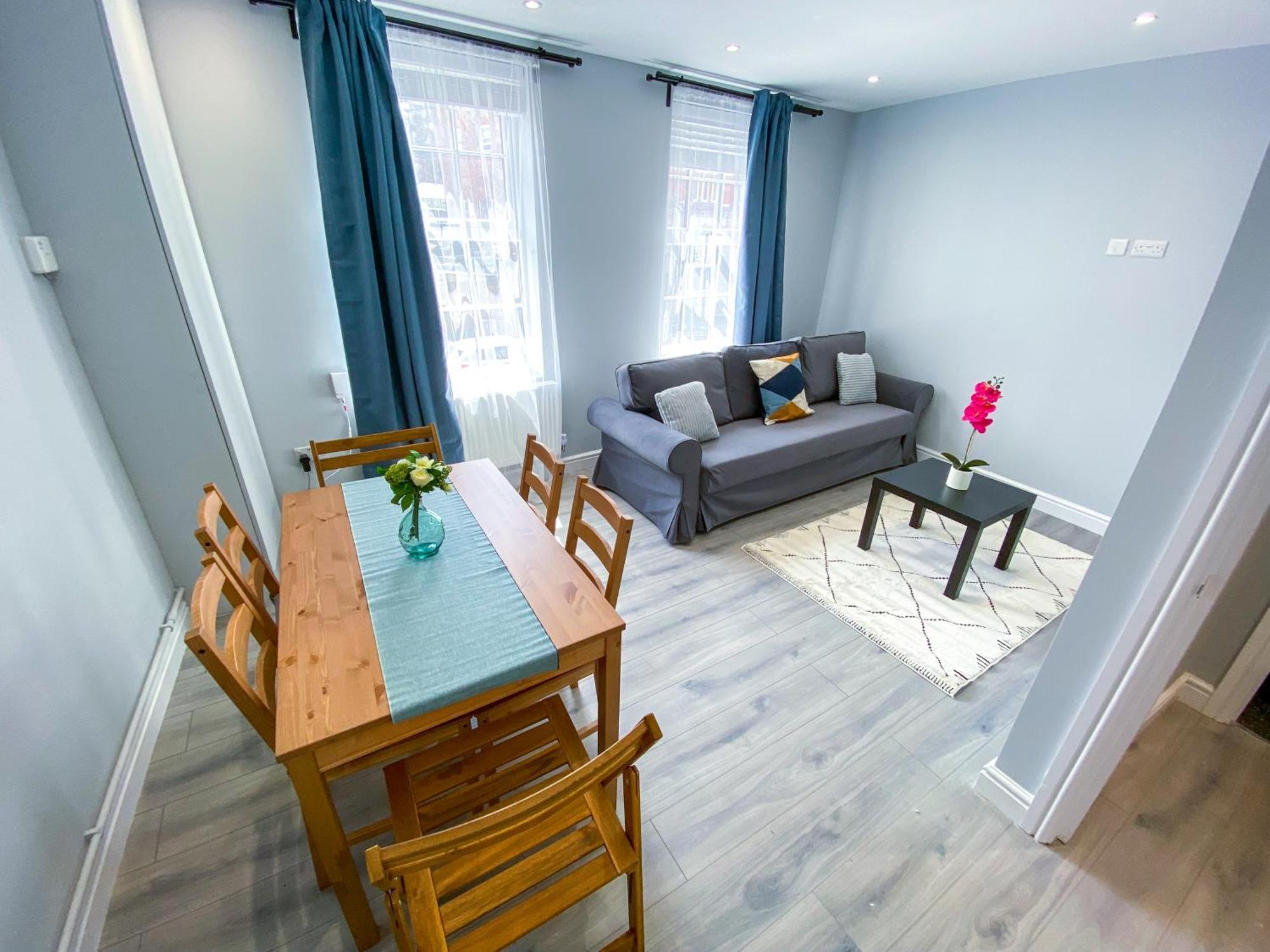 Stylish 1 Bedroom Flat - 5 Guest London- F1 Apartamento Londres