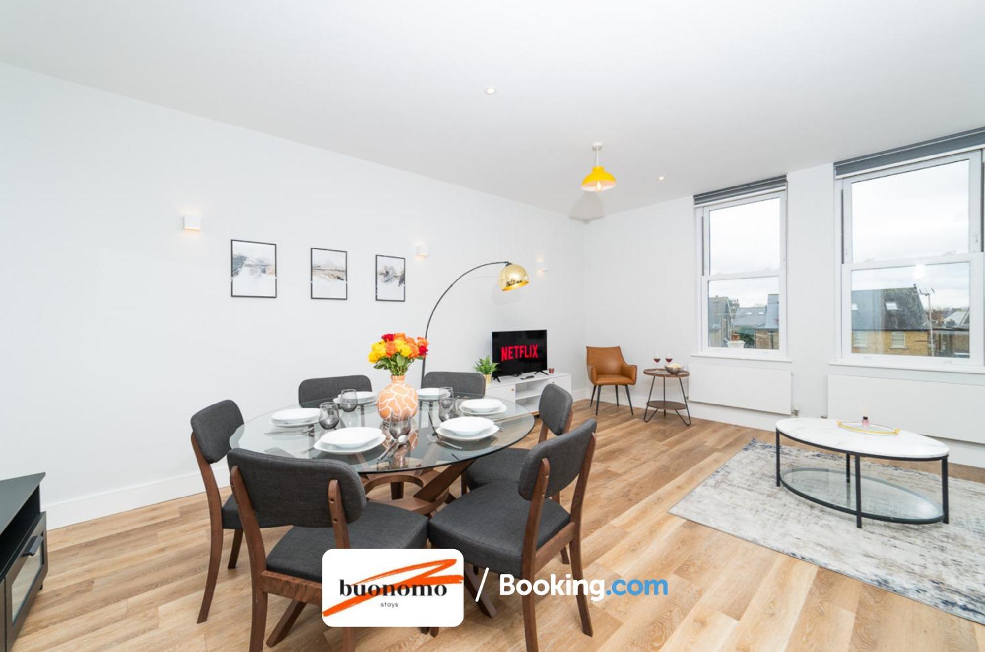 Apartamento Two Bedroom At Buonomo Short Lets & Serviced Close To Wimbledon Tennis Courts *