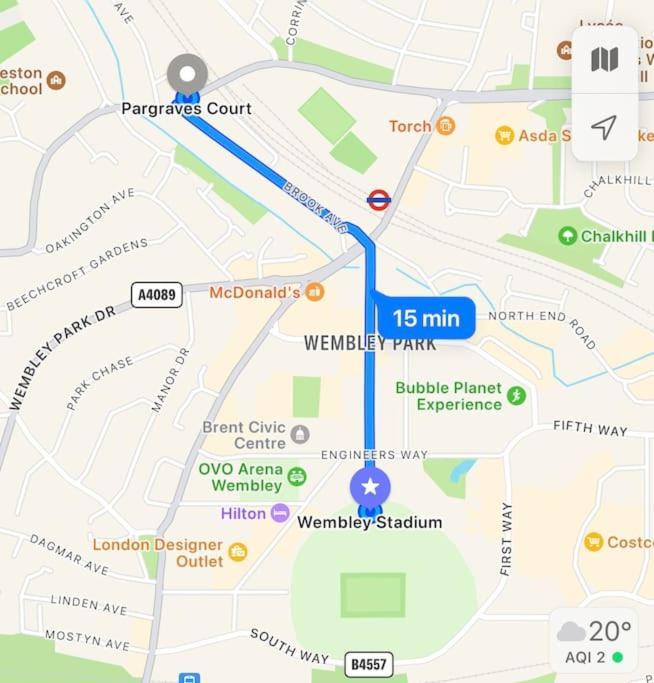 Gorgeous Flat 10 Min Walk To Stadium Free Parking Apartment