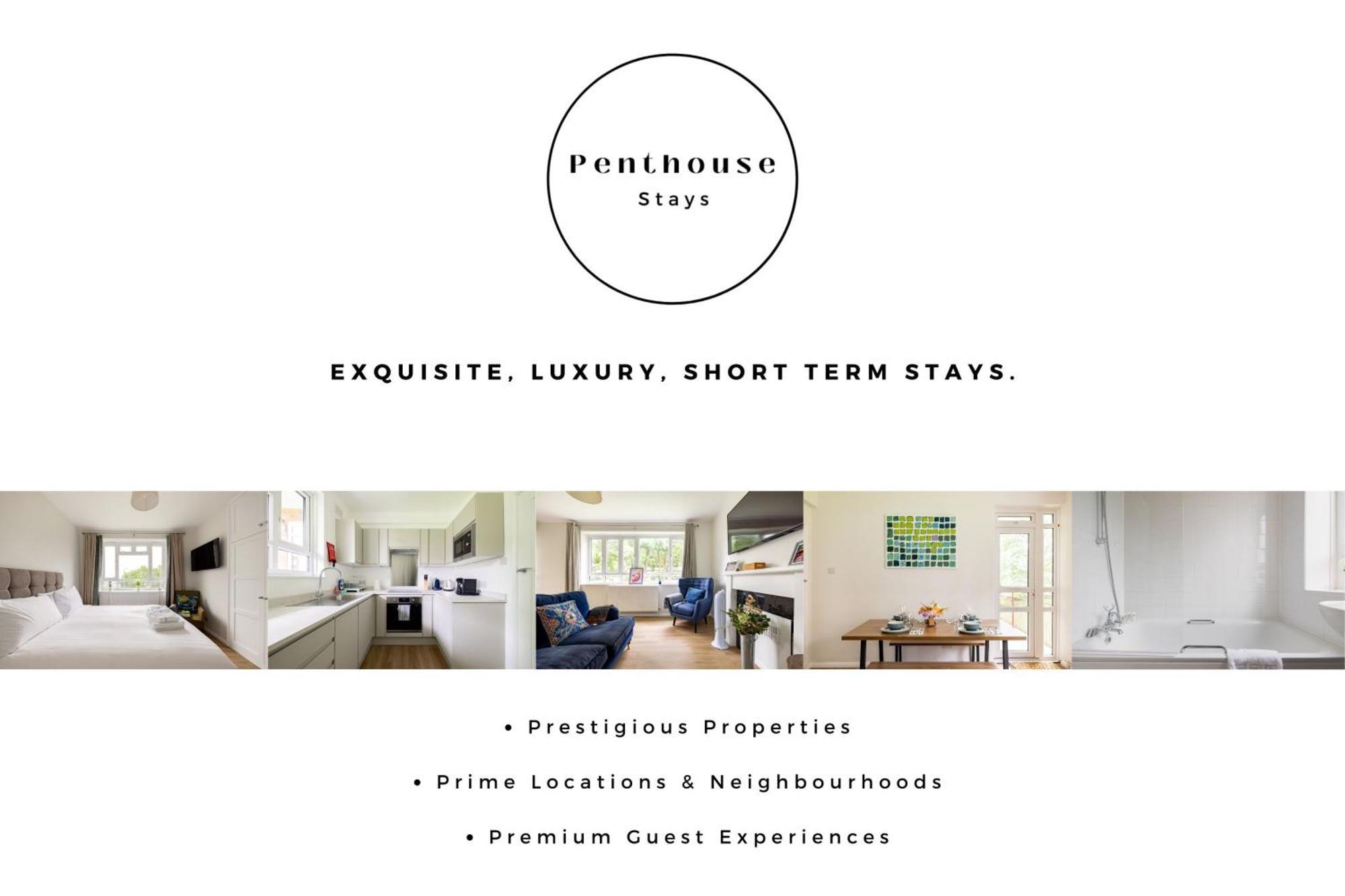 Penthousestays Wimbledon - Chic 2 Bedroom King Bed With Balcony - 2 Mins From Wimbledon Tennis Club And Museum - Aeltc Apartment London