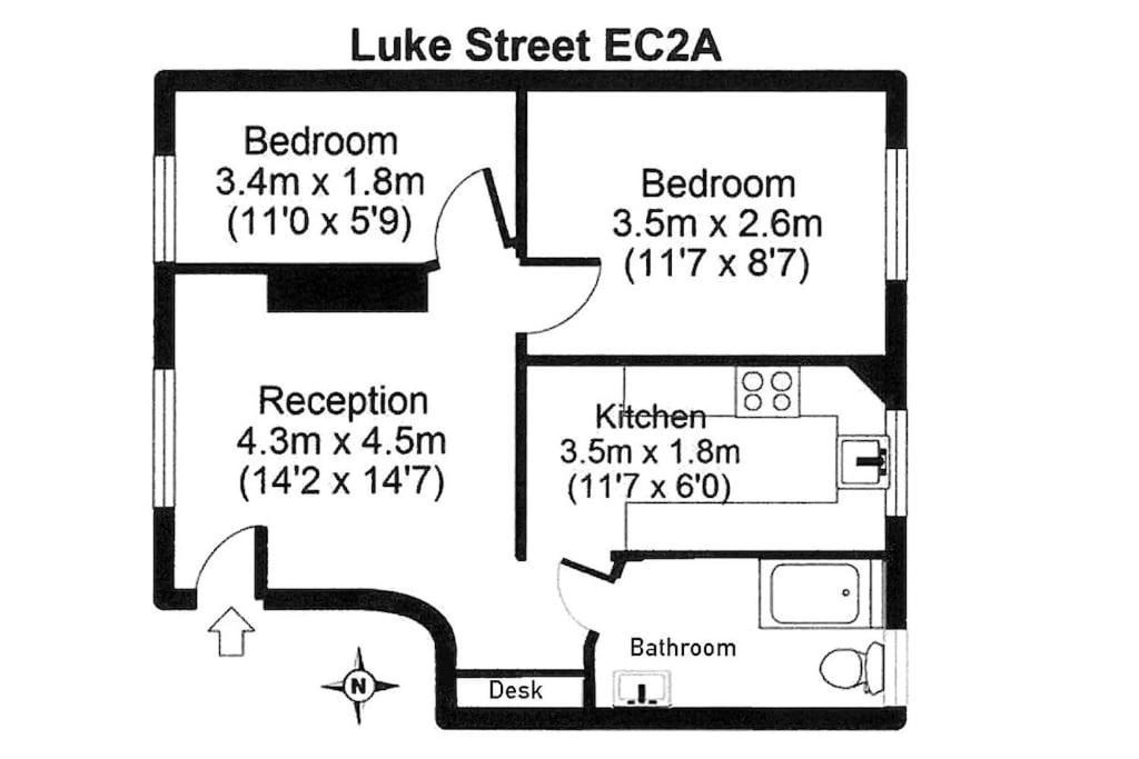 Lovely 2 Bed In Shoreditch On Quiet Side Street London