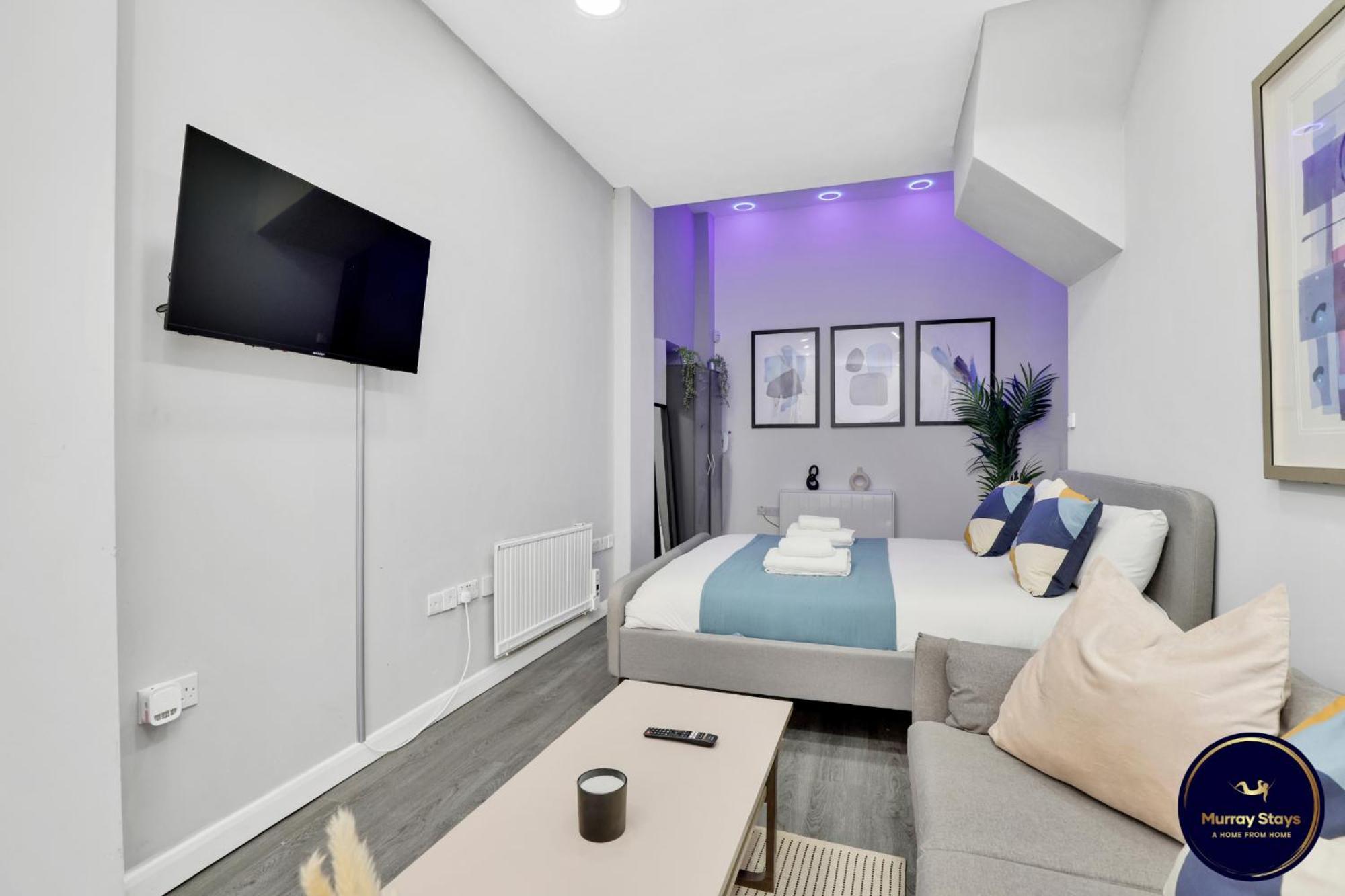 Apartamento One Bedroom Short Term & Flexible Renting Shoreditch With Free Wi-fi *