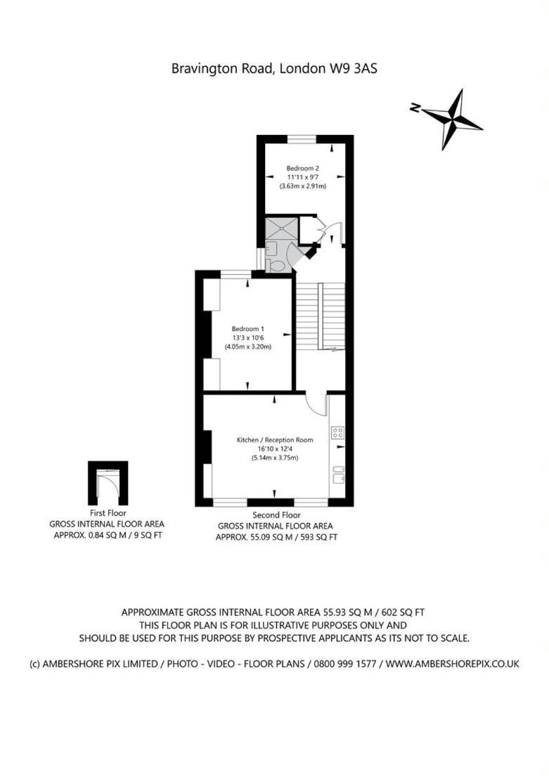 Modern Split Level 2br Spacious Maida Vale Apartment *