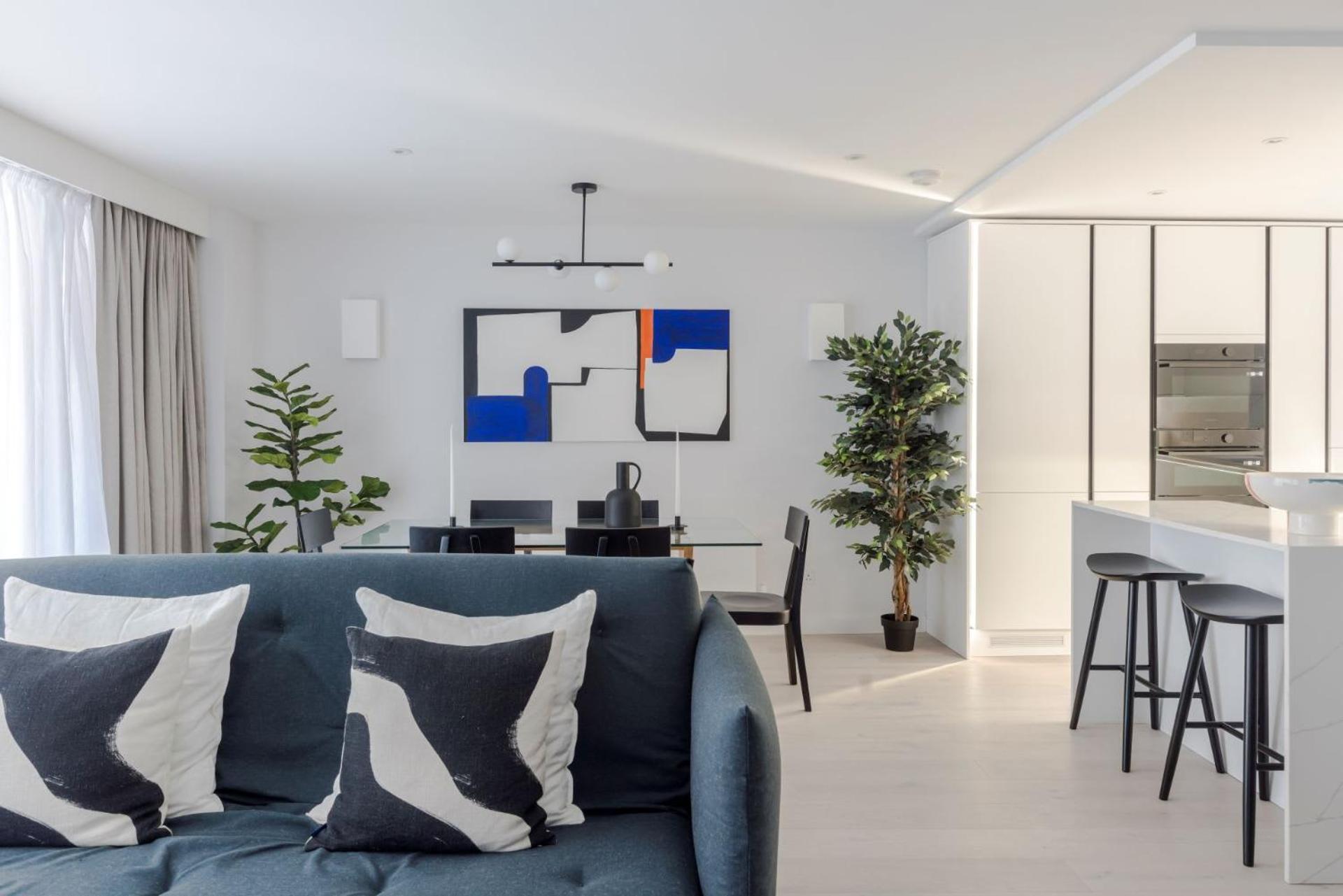 Apartment Blue Jeans White Shirt - Fitzrovia - By Frankie Says London