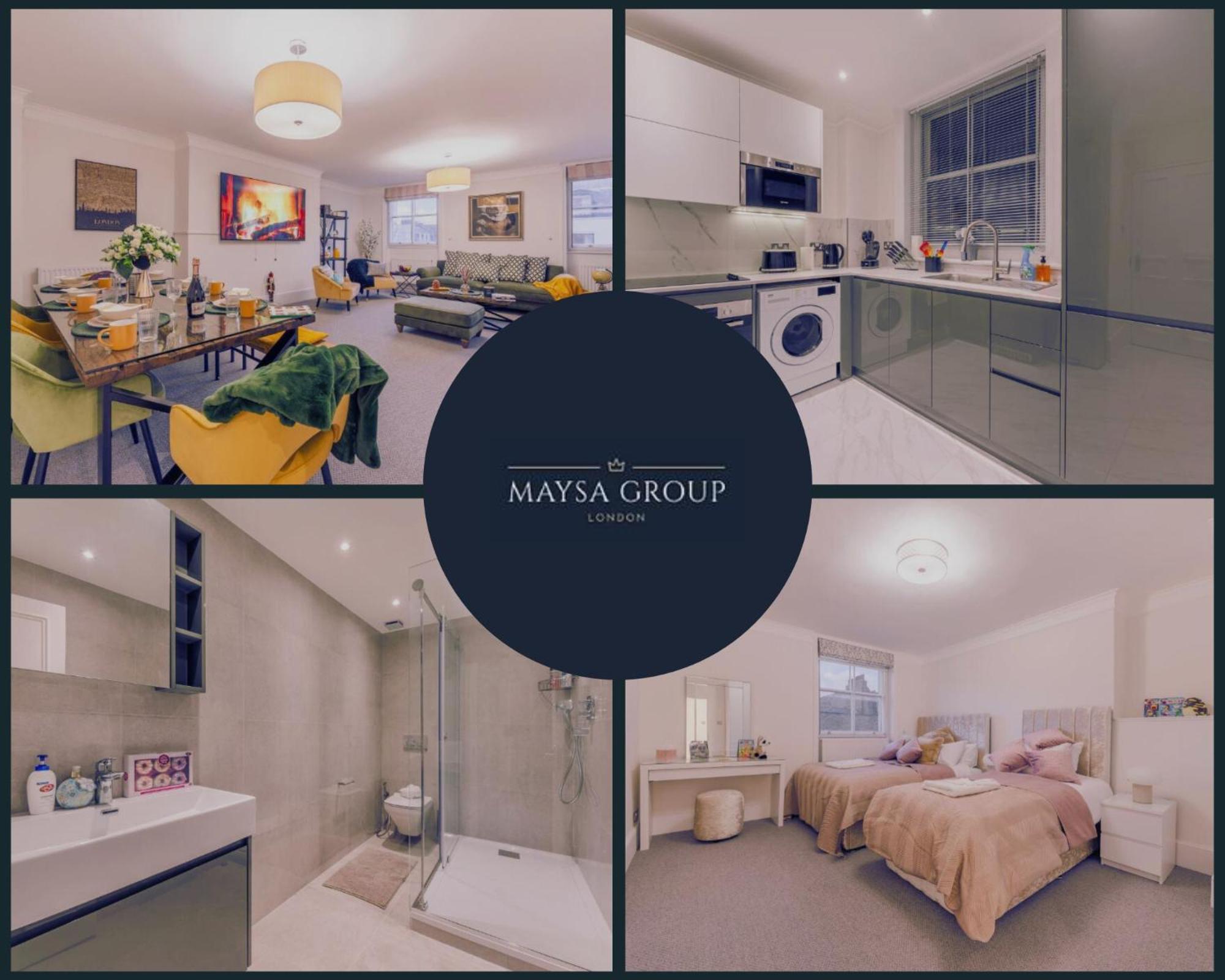 Modern Luxury 3bed 3bathroom Retreat 6hs * London