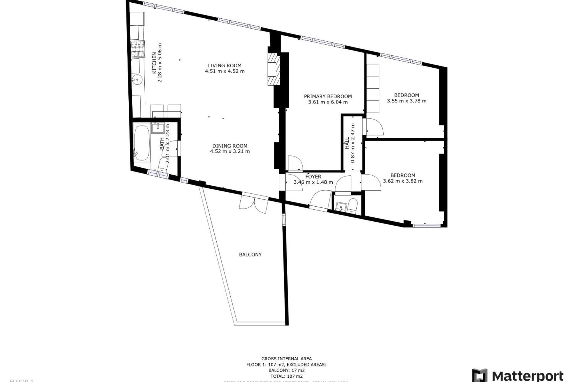 Contemporary Open Plan Penthouse Apartment