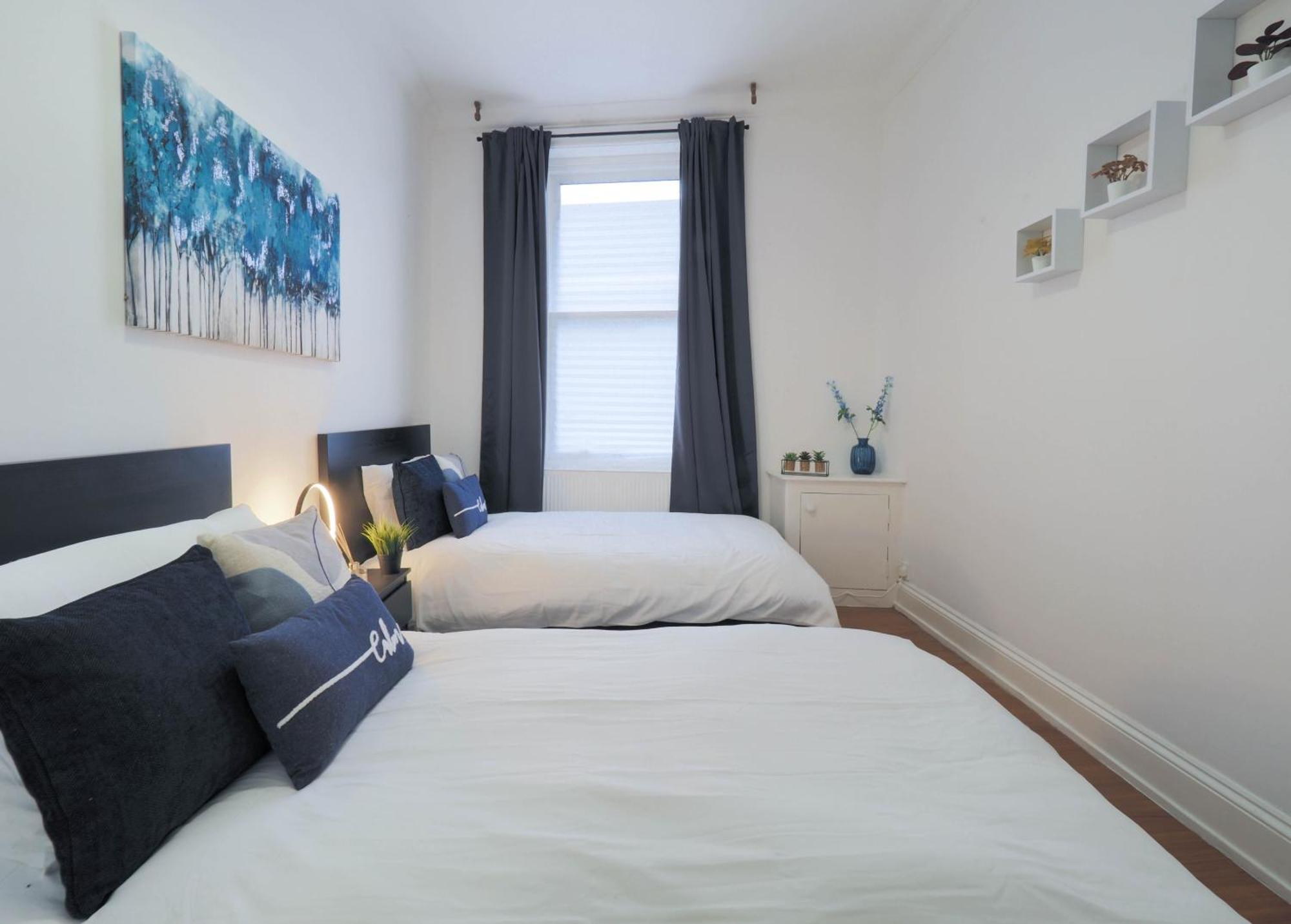 F1 Cozy 2 Bed Flat Opposite Olympia Sleeps 5 People Londres