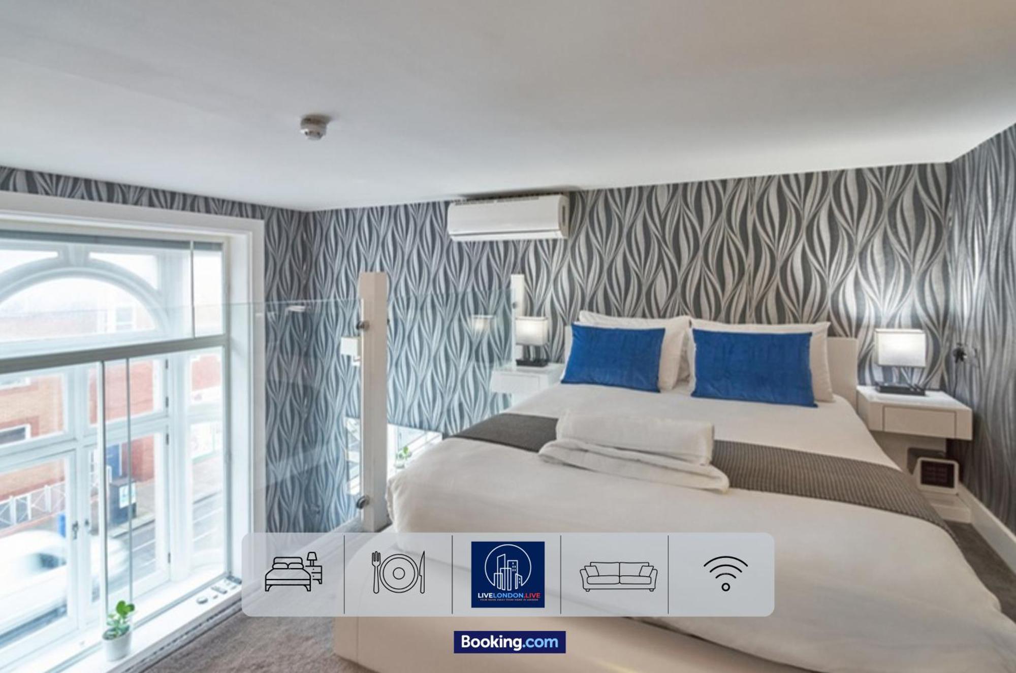 Apartment Last-minute Escape L Sleeps Up To 3 L Spectacular By Live Short Lets & Serviced London