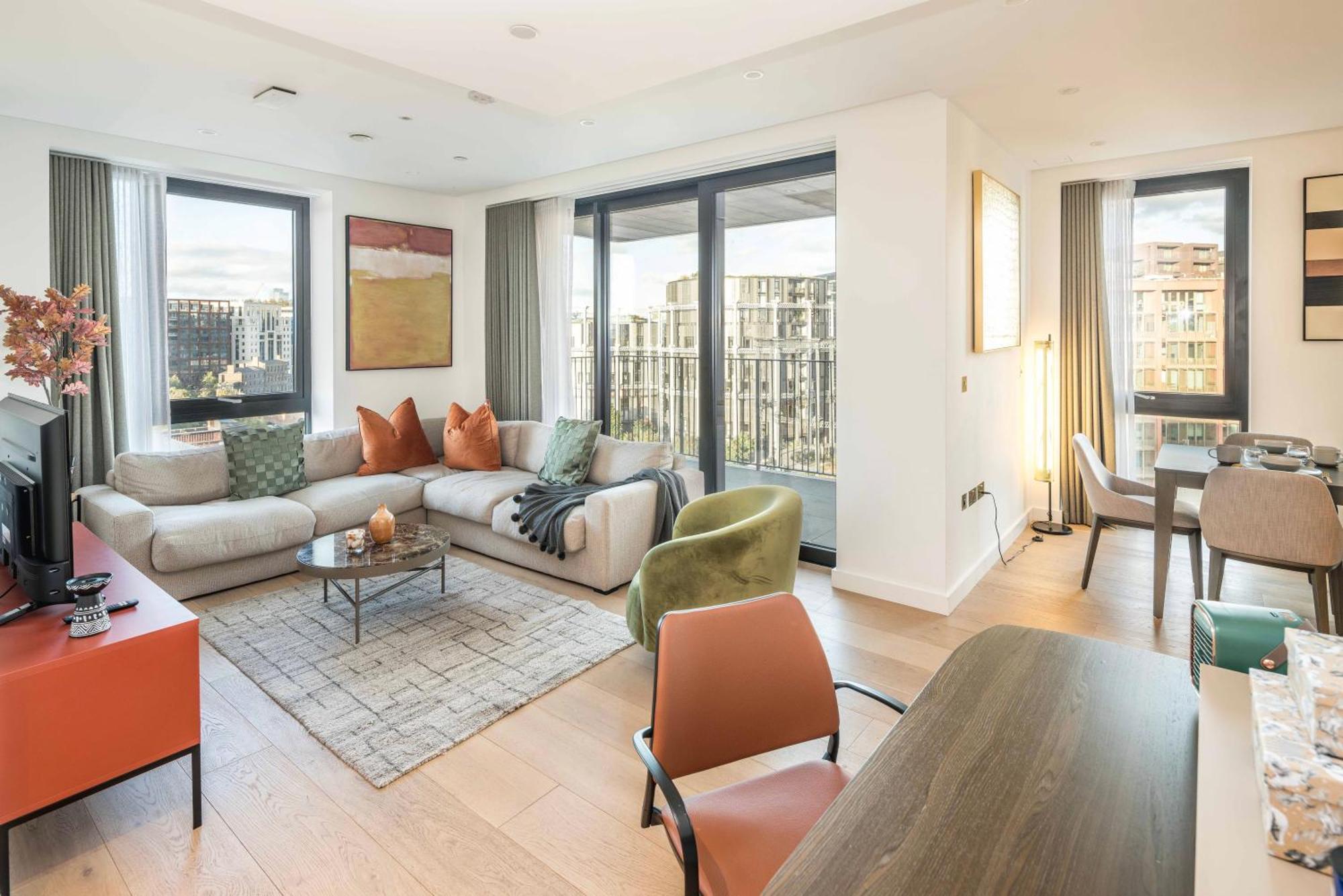 Kings Cross-new Development-super Luxury-sunset View-central Apartment London