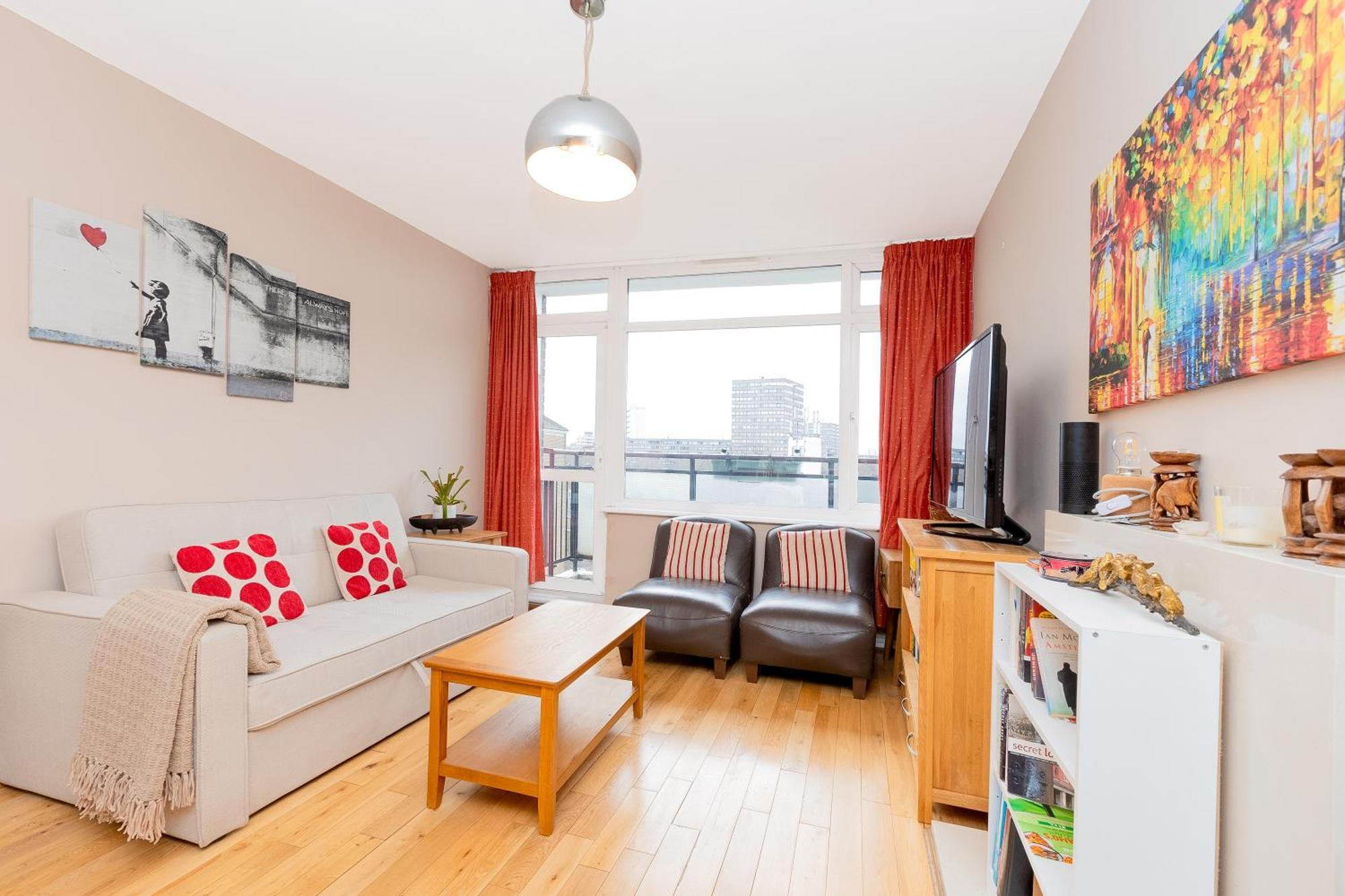 2br Balcony, Battersea, 5min Clapham Junction St Apartment