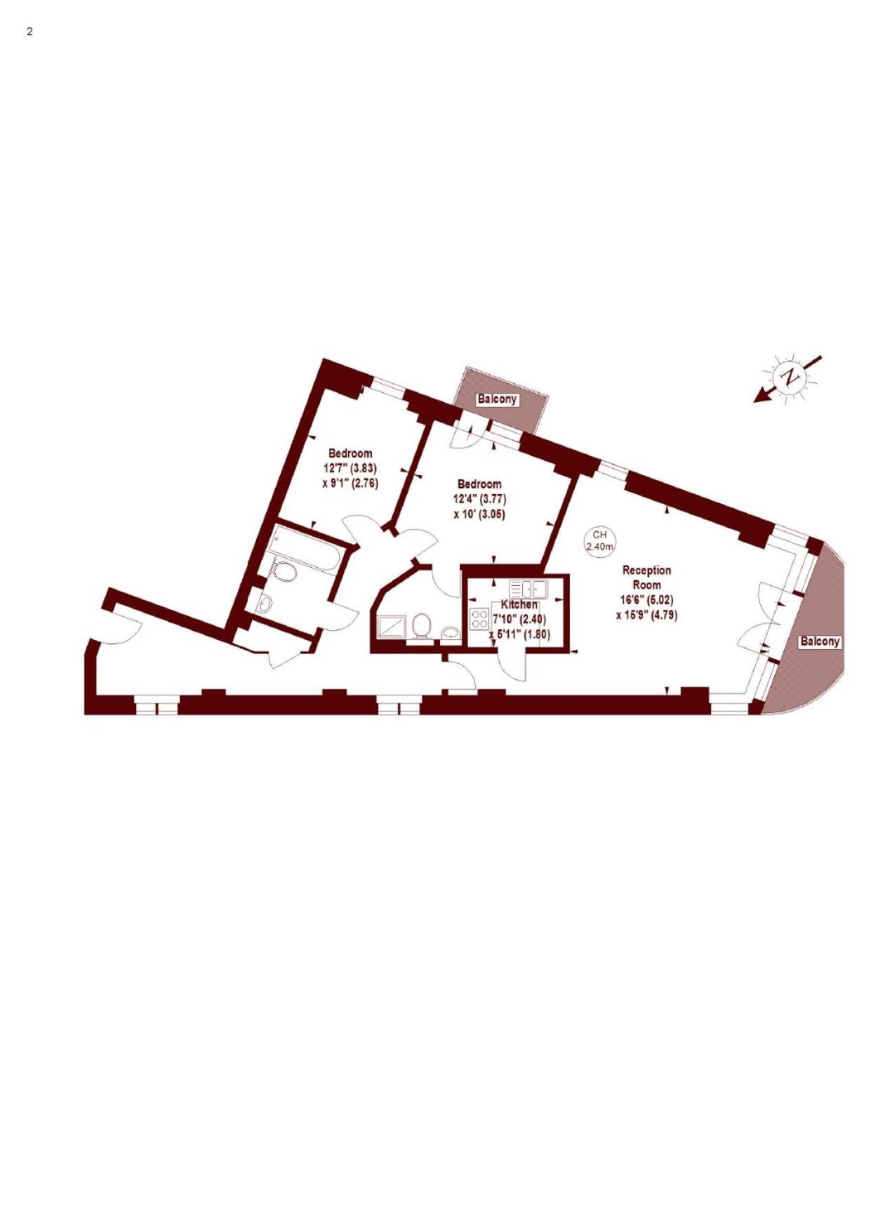 Apartment Experience Chiswick In Comfort 2Bd Flat With Ac And Modern Design *