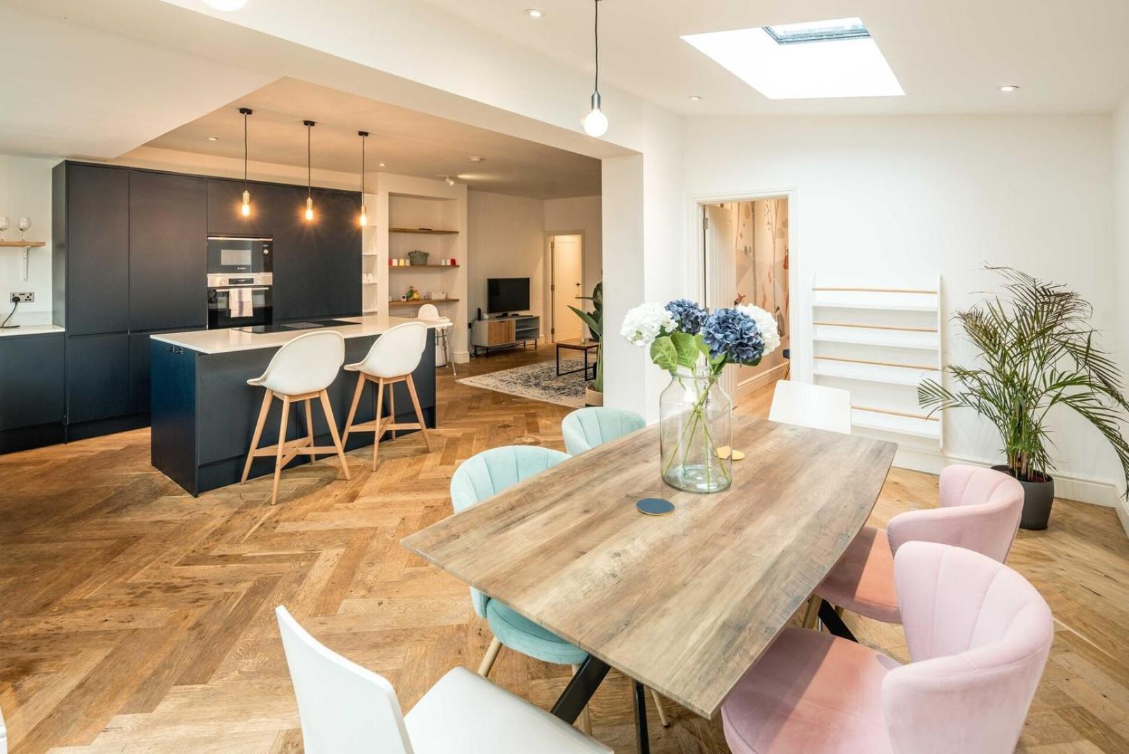 Stylish 3b Fulham Flat W/garden Near Thames & Tube