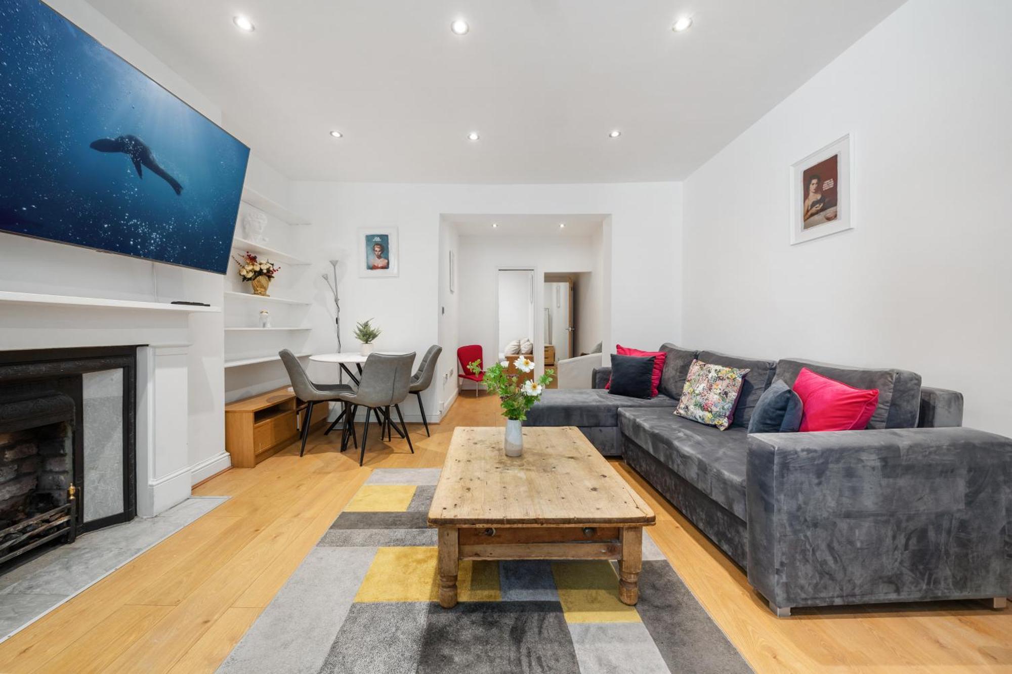 Apartment Holland Park Flat, 2bed 2bath, Breakfast, Lgf London