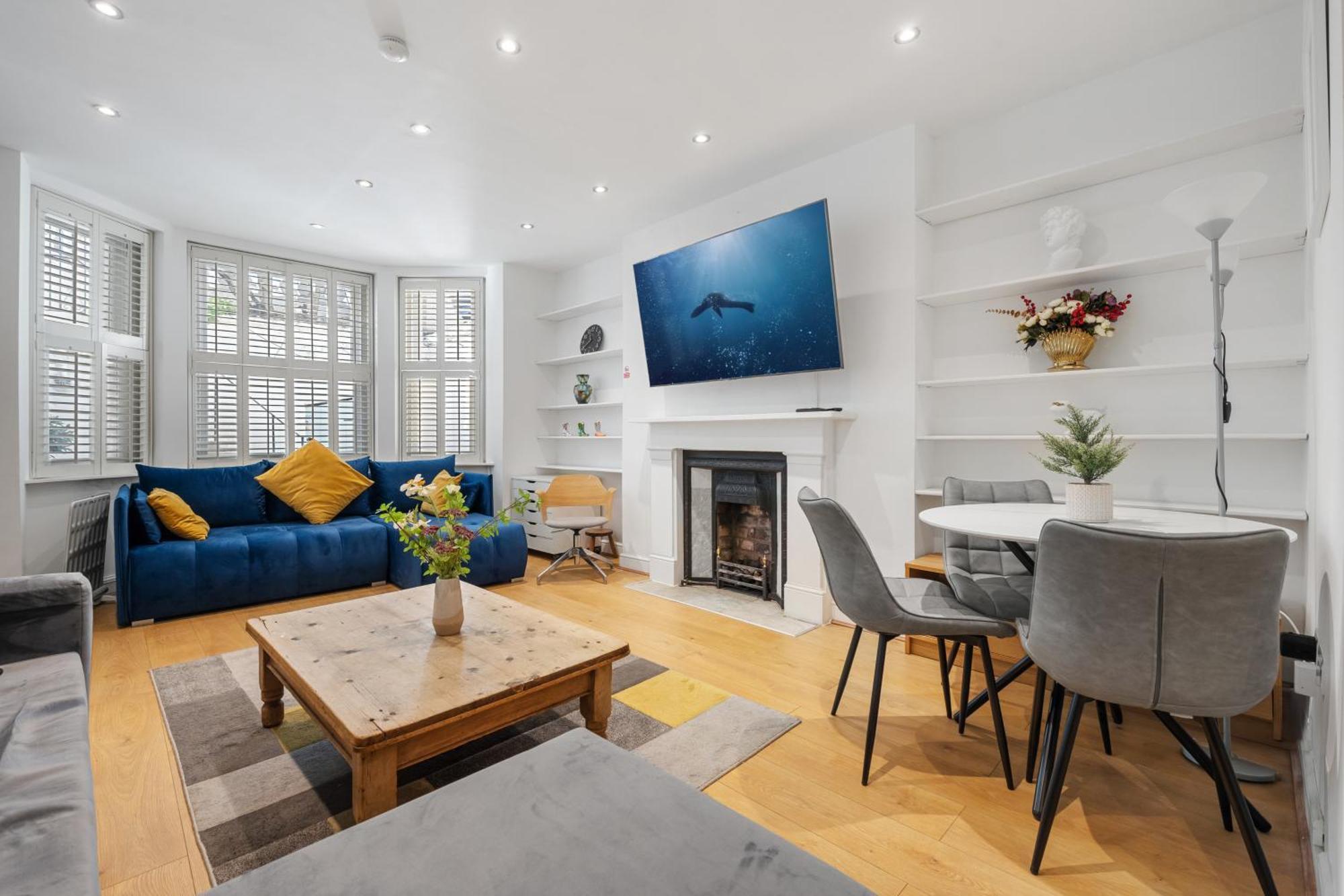 Apartment Holland Park Flat, 2bed 2bath, Breakfast, Lgf