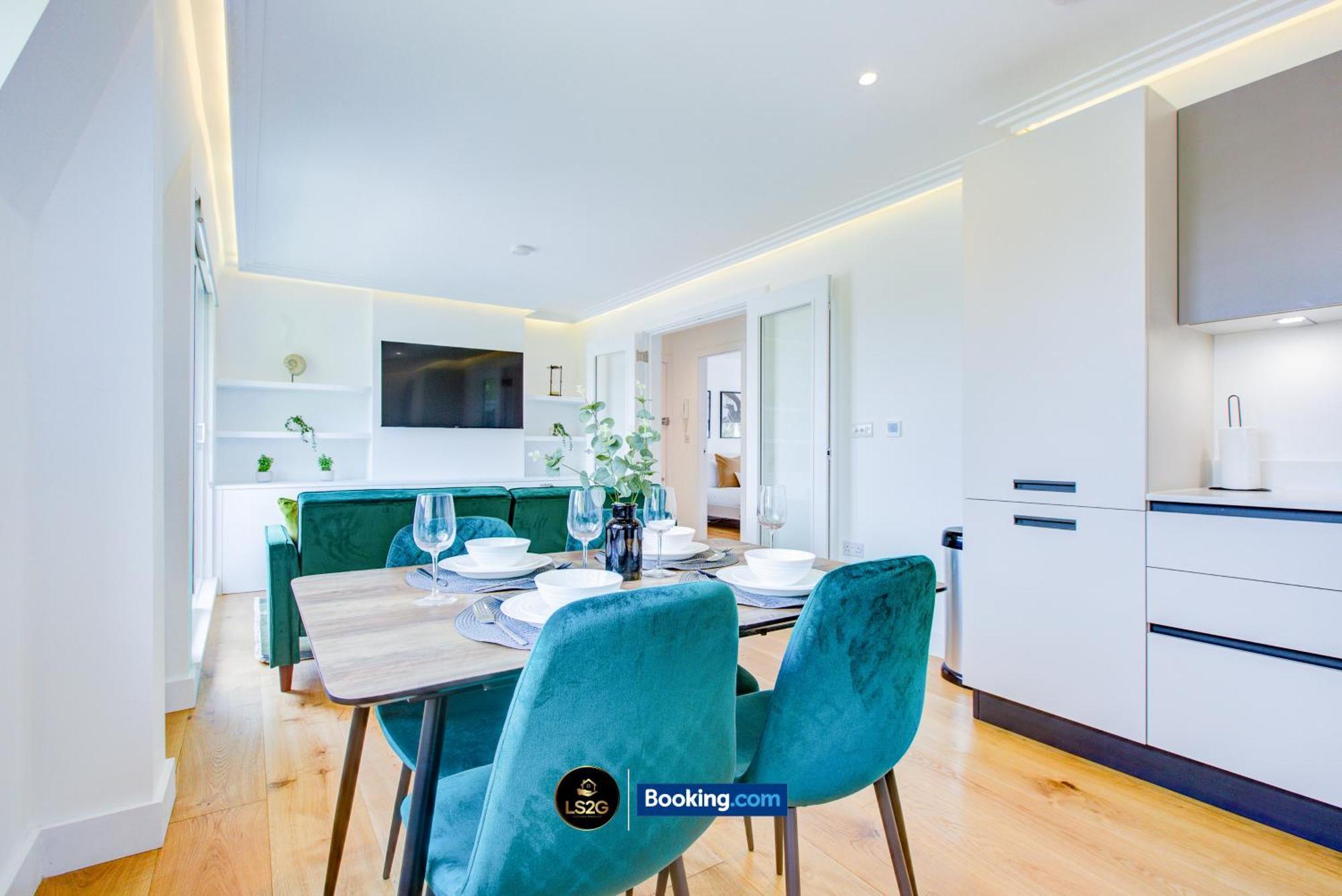Apartamento Stylish 2 Bedroom Flat By Ls2g Short Lets & Serviced Greater With Balcony And Easy Access *