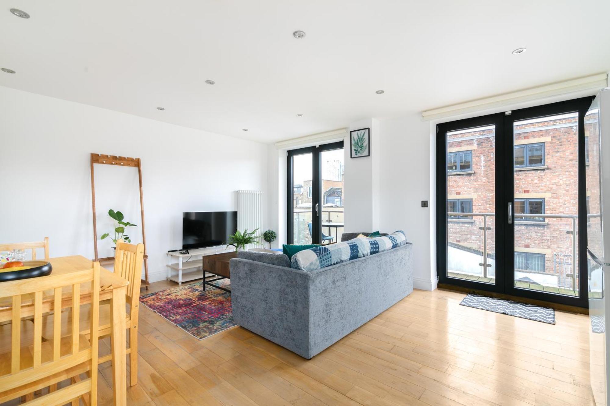 Apartment Hoxton Shoreditch 2 Bdr 2 Bath Balcony London