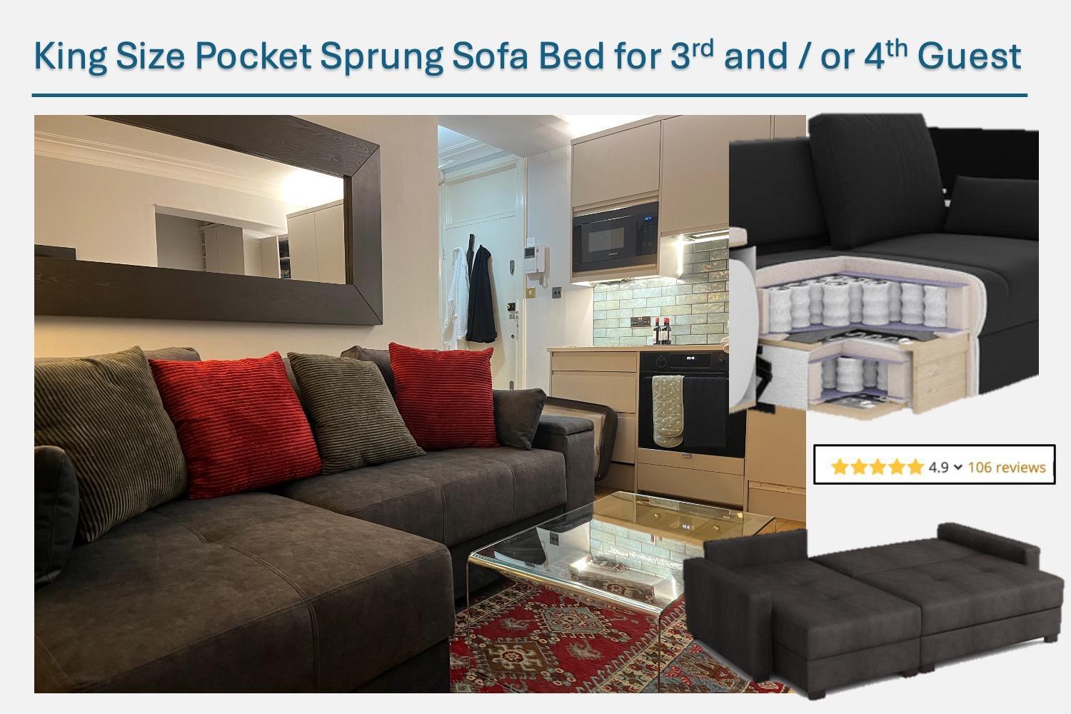 Modern Quiet 1 Bed Flat -mayfair Apartment London