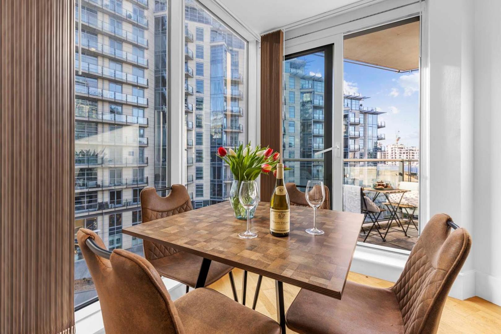 Apartamento Elegant Thames-view 2-bed Haven Gym & Balcony