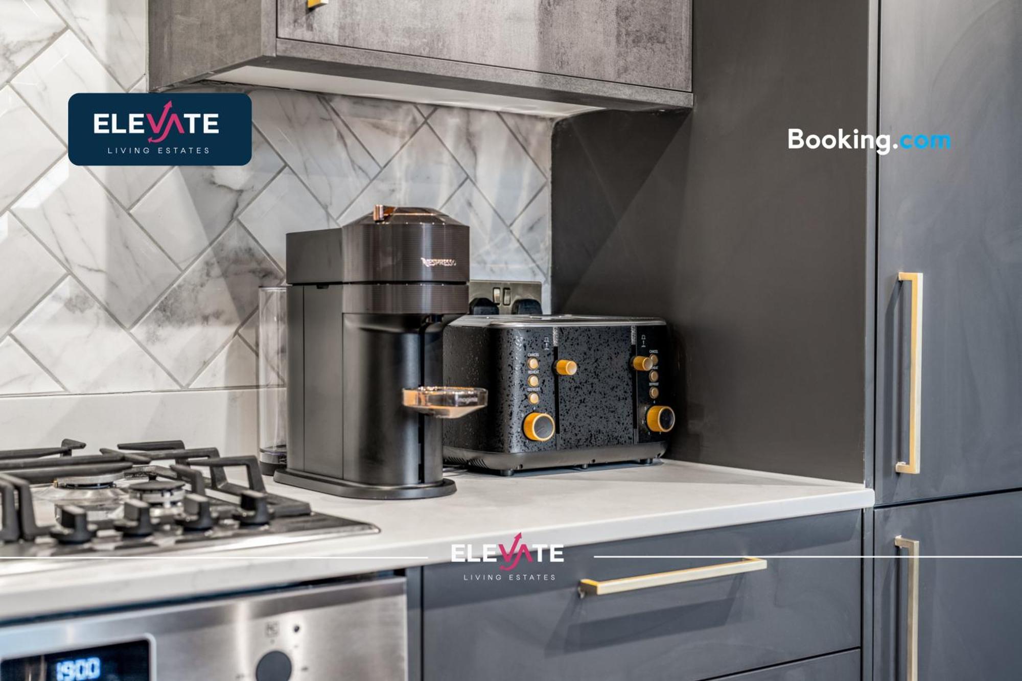 Premium Deals L Last-minute Escape L Wembley Stadium Location, Free Parking, Sleeps 8 L Elevate Living Estates Short Lets & Serviced Wembley Londres